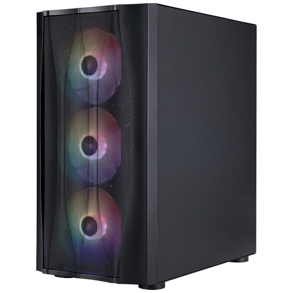 Корпус 1stPlayer X3-M-BK-4F1, Черный - № 3 Корпус 1stPlayer X3-M-BK-4F1, Черный - № 3