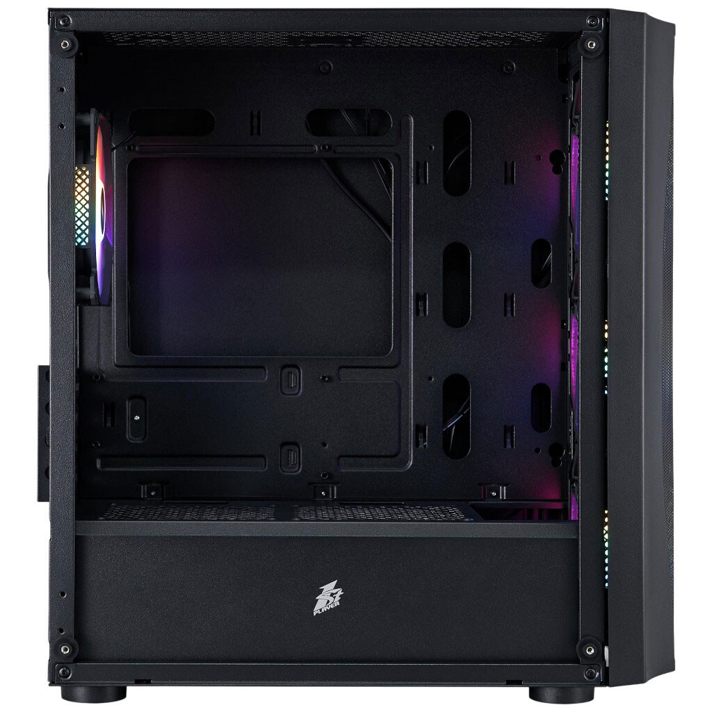 Корпус 1stPlayer X3-M-BK-4F1, Черный - № 4 Корпус 1stPlayer X3-M-BK-4F1, Черный - № 4
