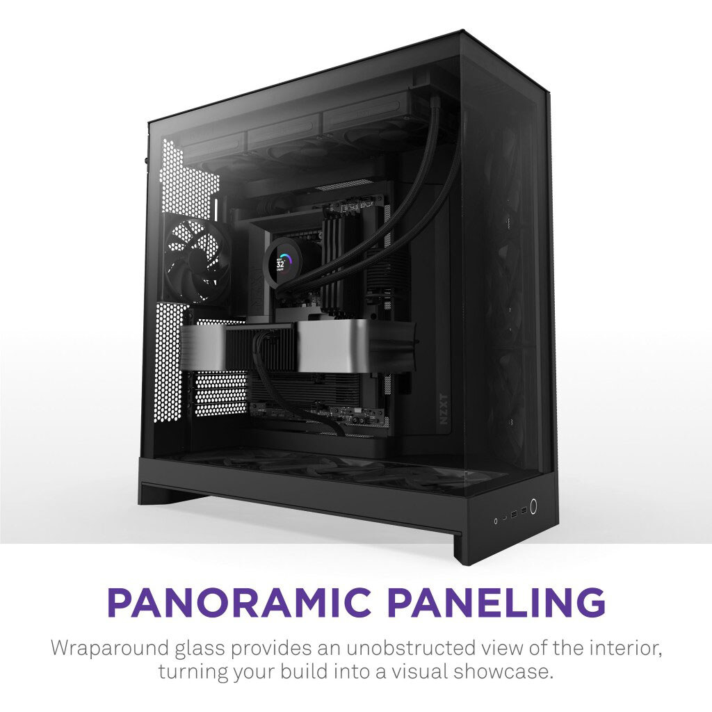 Корпус NZXT H9 Flow, Черный - № 2 Корпус NZXT H9 Flow, Черный - № 2