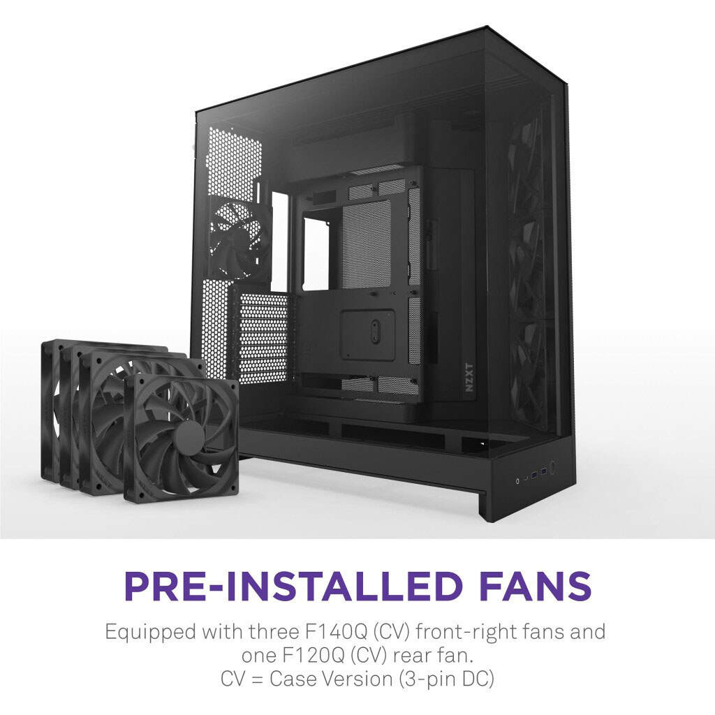 Корпус NZXT H9 Flow, Черный - № 5 Корпус NZXT H9 Flow, Черный - № 5