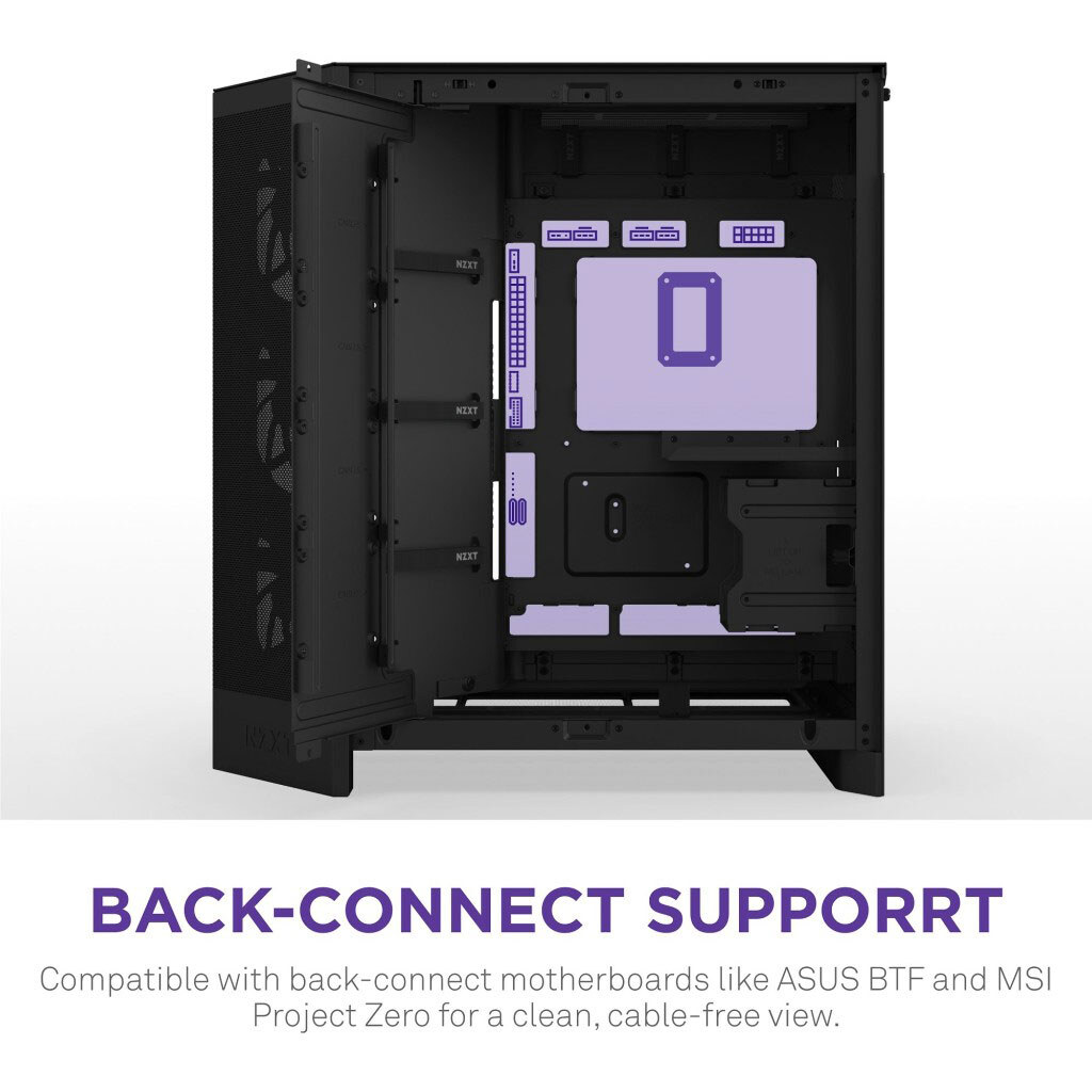 Корпус NZXT H9 Flow, Черный - № 7 Корпус NZXT H9 Flow, Черный - № 7