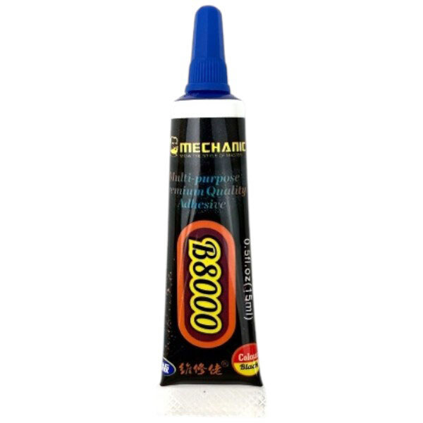 Клей универсальный Mechanic B8000, 15 мл., Черный - № 1 Клей универсальный Mechanic B8000, 15 мл., Черный - № 1