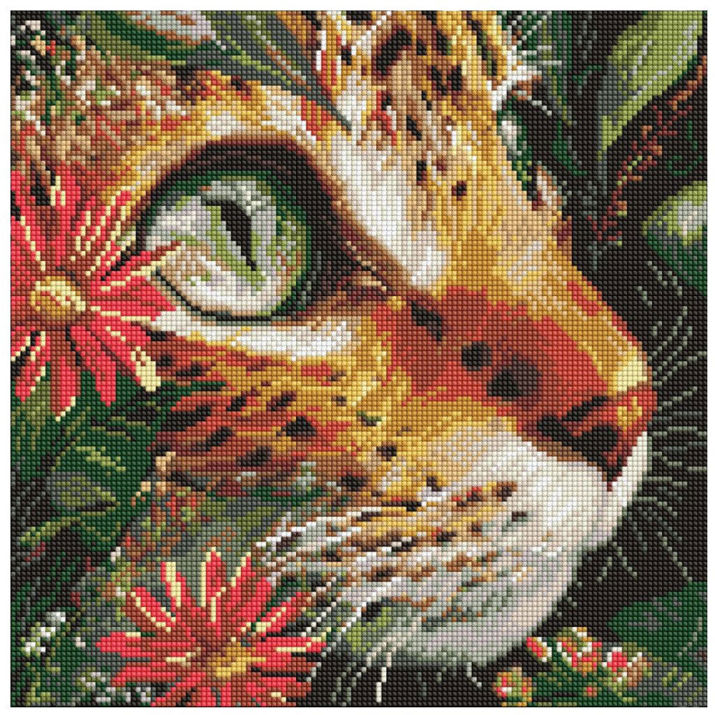 Алмазная мозаика "Бездонные глаза", 40х40 см, Ідейка - № 1 Алмазная мозаика "Бездонные глаза", 40х40 см, Ідейка - № 1