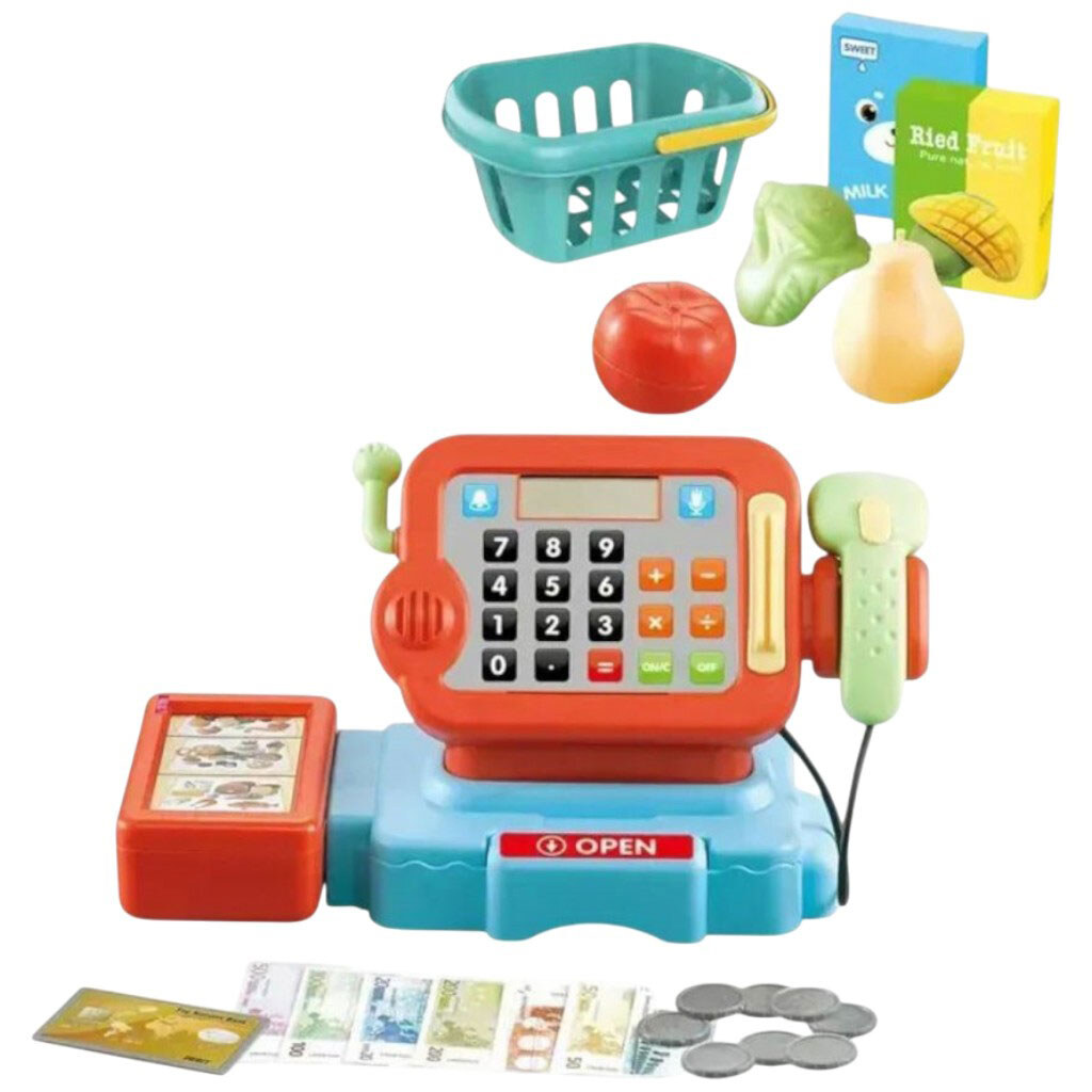 Касовий апарат із набором, батар., муз., світ., кор. 33x16x20, Ling Tong Toys - № 1 Касовий апарат із набором, батар., муз., світ., кор. 33x16x20, Ling Tong Toys - № 1
