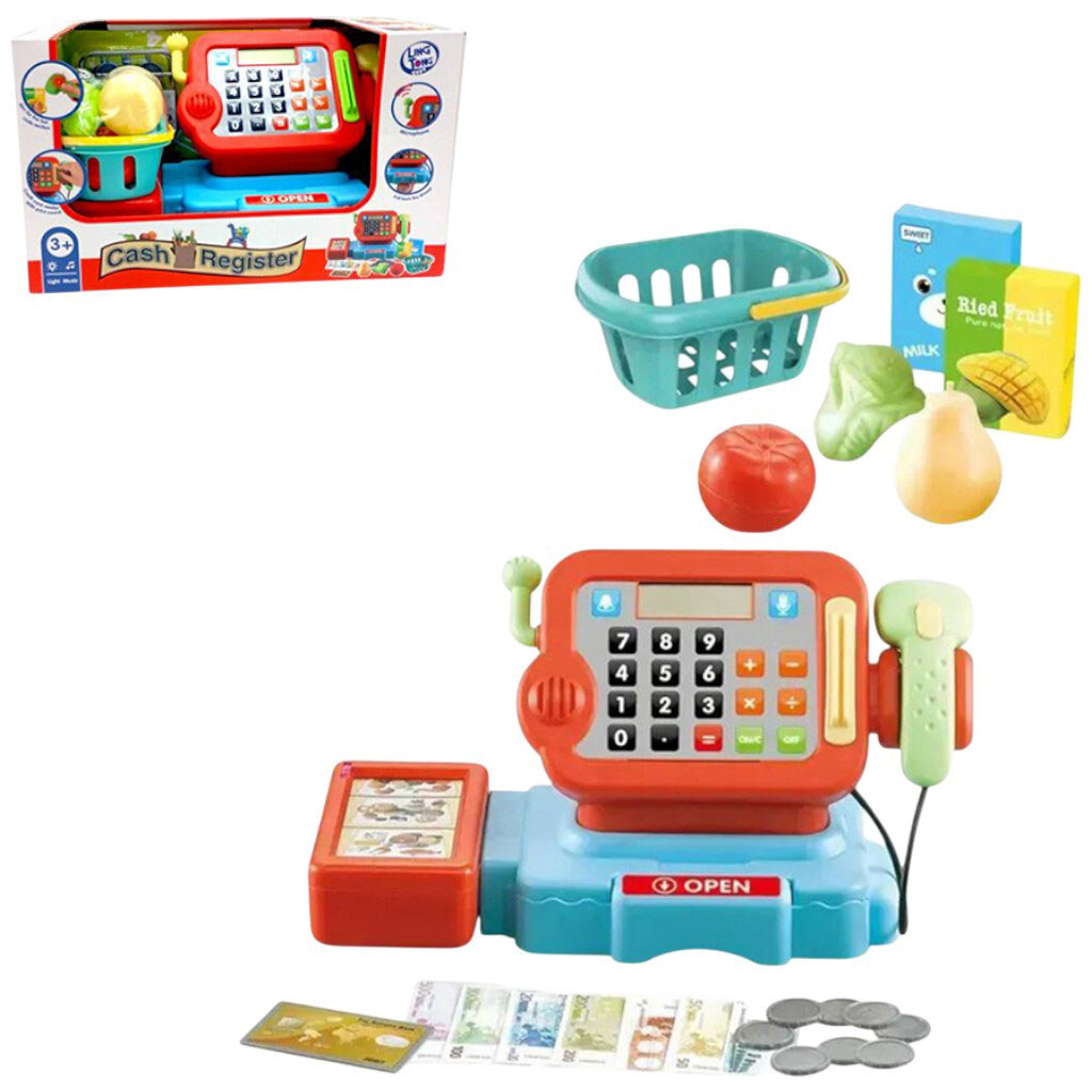 Касовий апарат із набором, батар., муз., світ., кор. 33x16x20, Ling Tong Toys - № 2 Касовий апарат із набором, батар., муз., світ., кор. 33x16x20, Ling Tong Toys - № 2