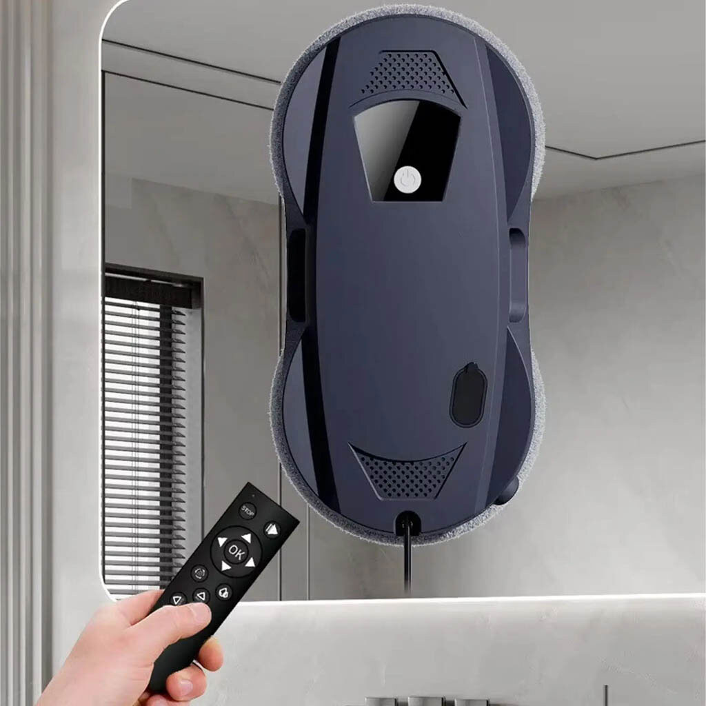 Робот для мойки окон DJET W124D, Черный - № 3 Робот для мойки окон DJET W124D, Черный - № 3