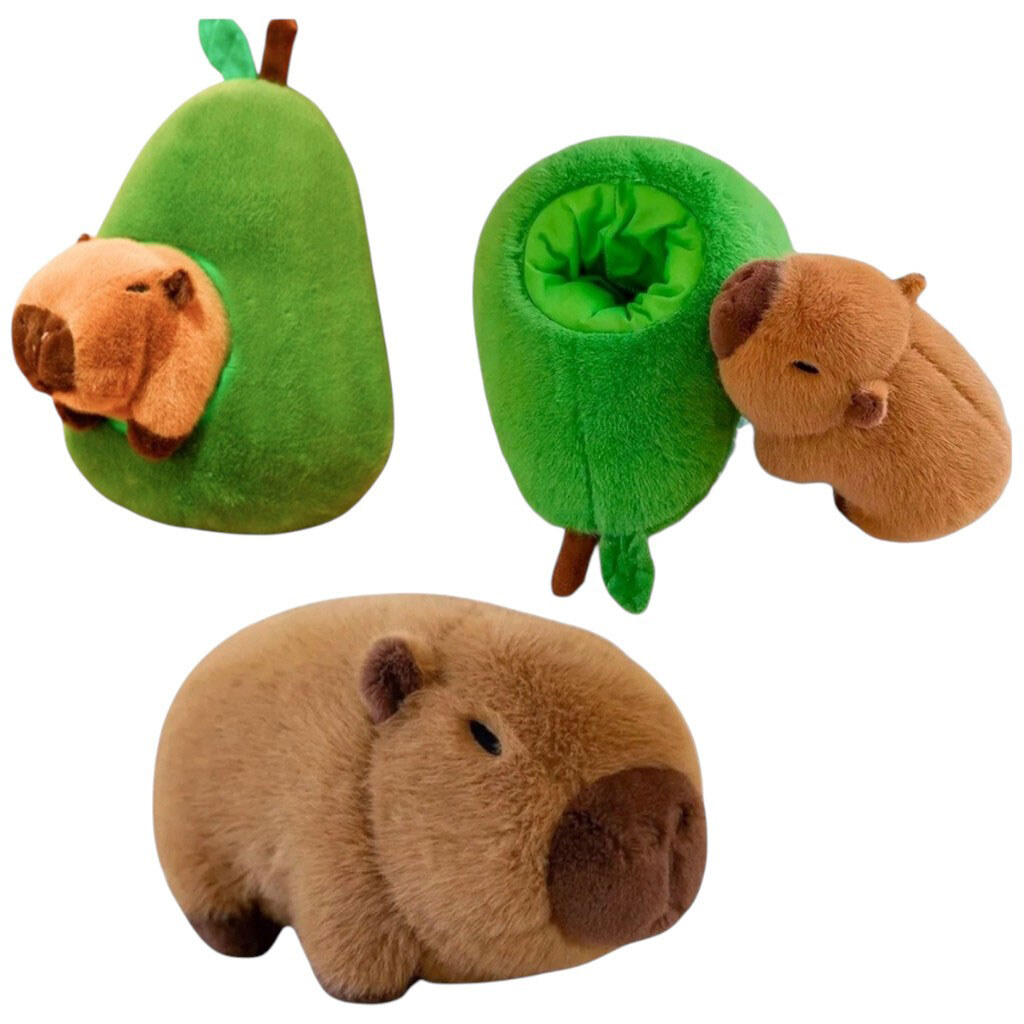 Игрушка мягкая Капибара в авокадо - № 3 Игрушка мягкая Капибара в авокадо - № 3