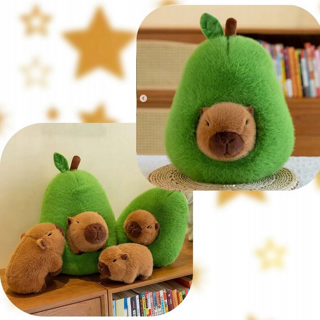 Игрушка мягкая Капибара в авокадо - № 4 Игрушка мягкая Капибара в авокадо - № 4