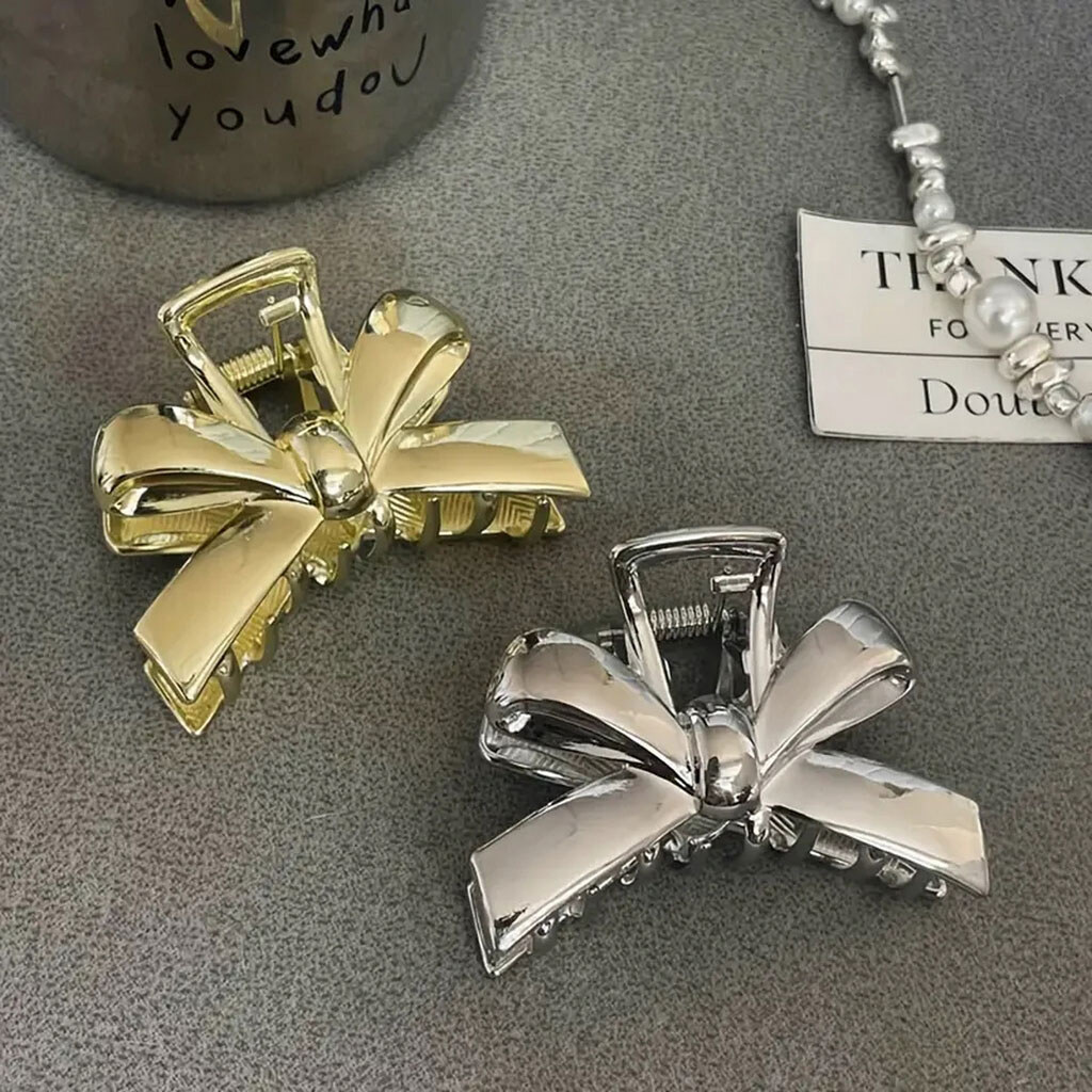 Краб для волосся металевий Lovit Бантик - № 3 Краб для волосся металевий Lovit Бантик - № 3