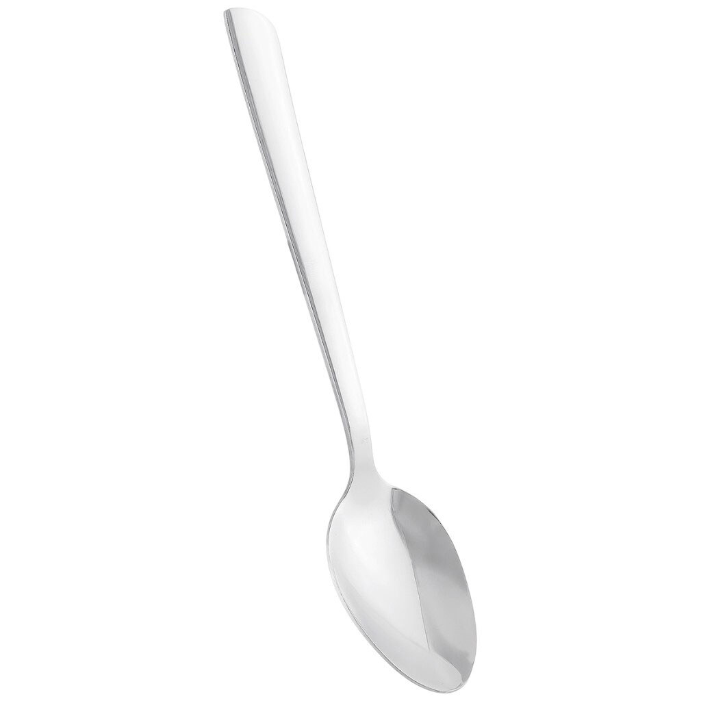 Ложка чайная нержавеющая сталь без узора 15х3 см - № 3 Ложка чайная нержавеющая сталь без узора 15х3 см - № 3