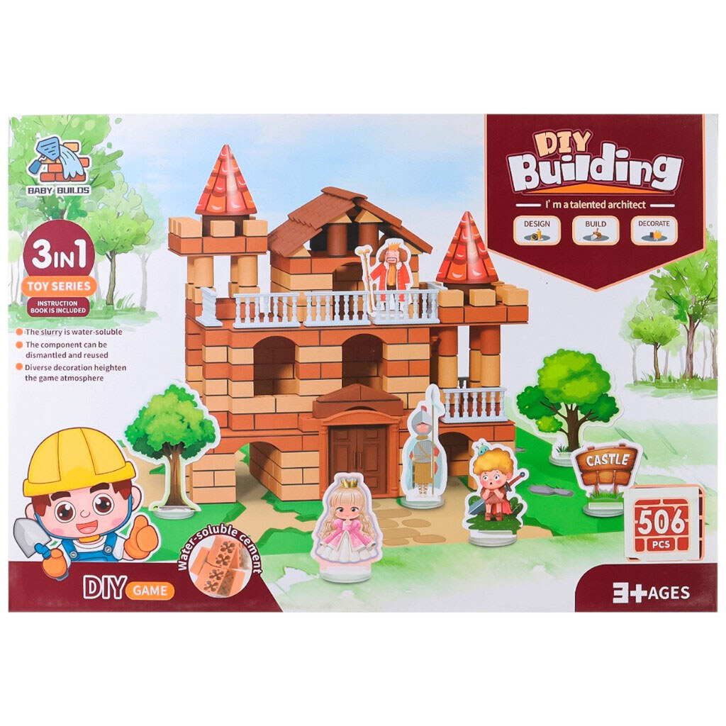 Набор для творчества детский Дом своими руками 506 деталей - № 1 Набор для творчества детский Дом своими руками 506 деталей - № 1