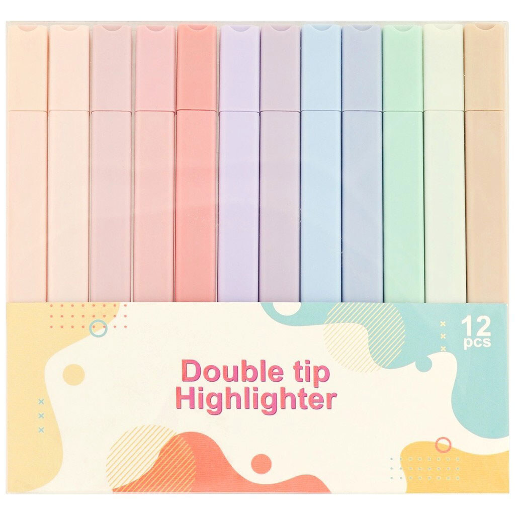 Набір маркерів двосторонніх 12 кольорів - № 1 Набір маркерів двосторонніх 12 кольорів - № 1