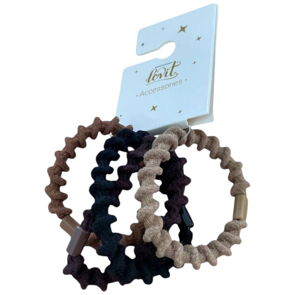 Набор резинок для волос текстильных Lovit - № 1 Набор резинок для волос текстильных Lovit - № 1