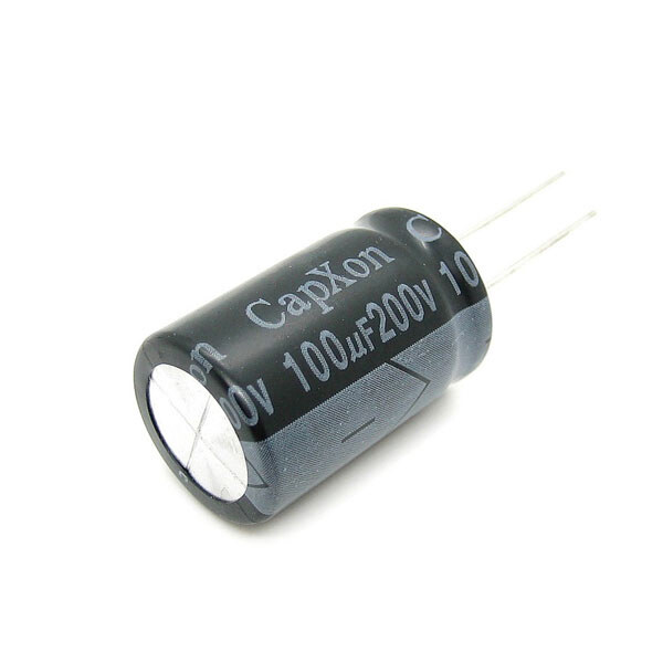 Конденсатор електролітичний ECAP-KM-100mkf - 200v (105°C) (KM) 16x25 - № 1 Конденсатор електролітичний ECAP-KM-100mkf - 200v (105°C) (KM) 16x25 - № 1