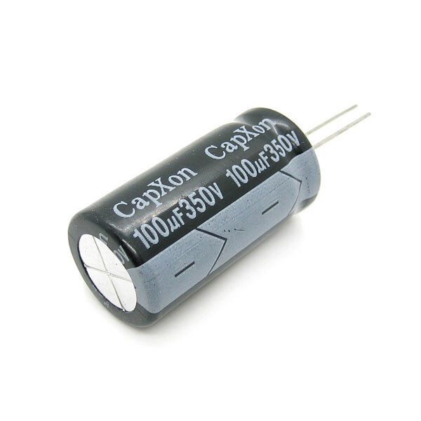 Конденсатор электролитический ECAP-KM-100mkf - 350v (105°C) (KM) 18x35 - № 1 Конденсатор электролитический ECAP-KM-100mkf - 350v (105°C) (KM) 18x35 - № 1