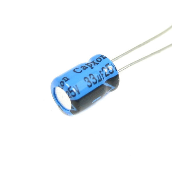 Конденсатор электролитический ECAP-SM-33mkf - 25v Міні (SM) - № 1 Конденсатор электролитический ECAP-SM-33mkf - 25v Міні (SM) - № 1