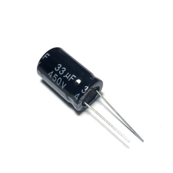 Конденсатор электролитический ECAP-RL-33mkf - 450v (105°C) - № 1 Конденсатор электролитический ECAP-RL-33mkf - 450v (105°C) - № 1