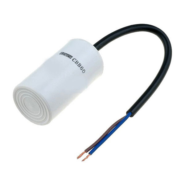 Конденсатор фазосдвигающий CBB-60 20mkf - 450 VAC (±5%) Гибкі вивод. - № 1 Конденсатор фазосдвигающий CBB-60 20mkf - 450 VAC (±5%) Гибкі вивод. - № 1