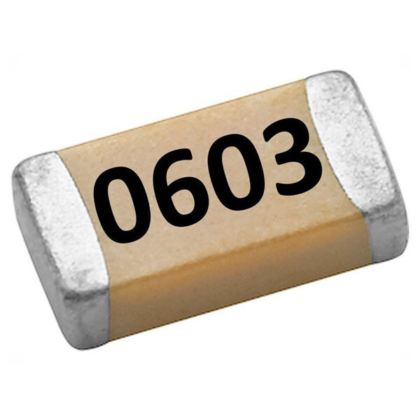 SMD-конденсатор (0603) 10nf (X8R) 16v ± 5 - № 1 SMD-конденсатор (0603) 10nf (X8R) 16v ± 5 - № 1