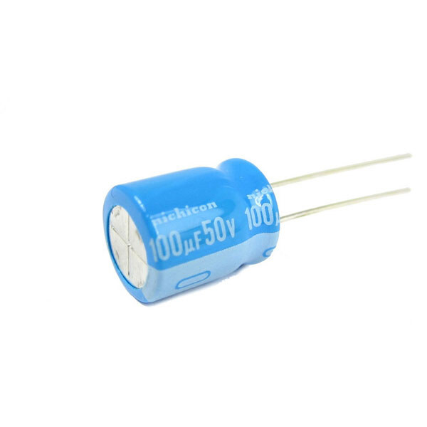 Конденсатор електролітичний UBT1H101MPD8 - № 1 Конденсатор електролітичний UBT1H101MPD8 - № 1