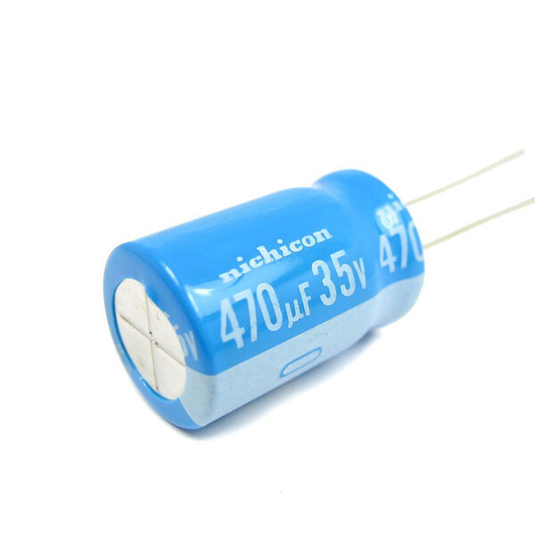 Конденсатор электролитический UBT1V471MHD8 - № 1 Конденсатор электролитический UBT1V471MHD8 - № 1