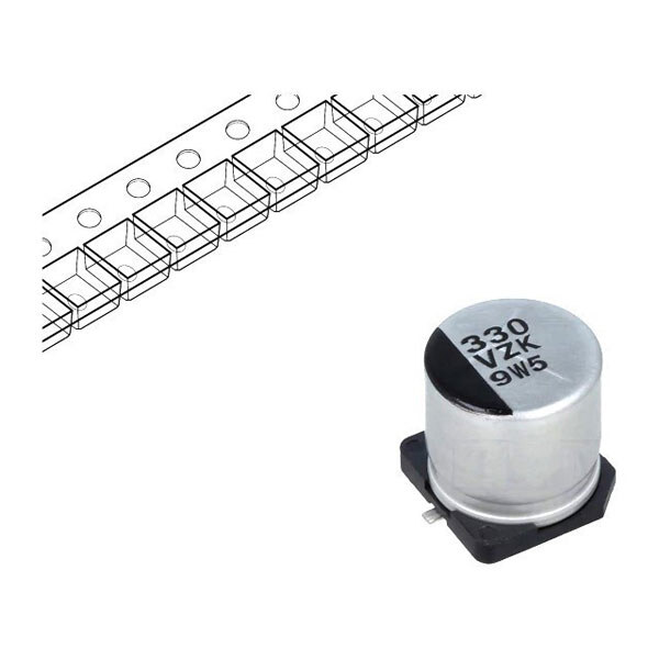 Конденсатор электролитический EEHZK1V331P - № 1 Конденсатор электролитический EEHZK1V331P - № 1