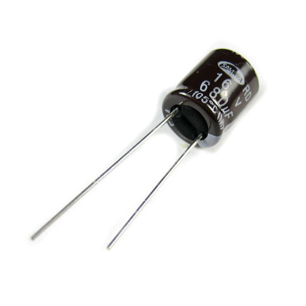 Конденсатор електролітичний ECAP-RD-680mkf - 16v (105°C) (RD) - № 1 Конденсатор електролітичний ECAP-RD-680mkf - 16v (105°C) (RD) - № 1