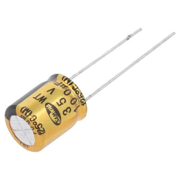 Конденсатор електролітичний WT1V107M1012MPA - № 1 Конденсатор електролітичний WT1V107M1012MPA - № 1
