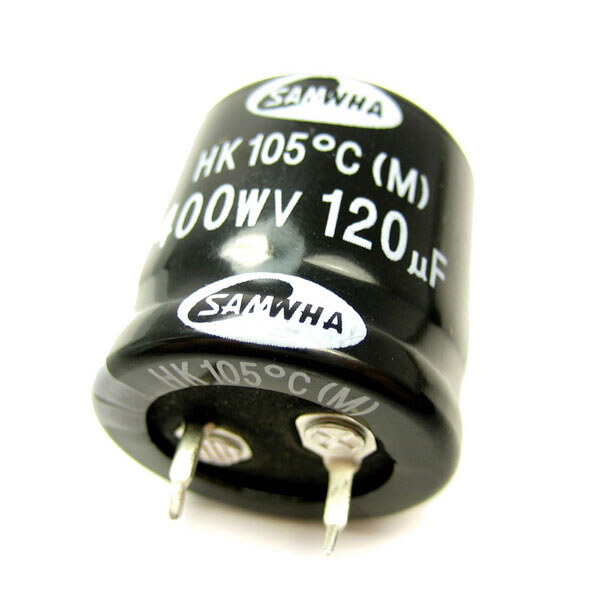 Конденсатор електролітичний ECAP-HK-120mkf - 400v** (105°C) (HK) - № 1 Конденсатор електролітичний ECAP-HK-120mkf - 400v** (105°C) (HK) - № 1