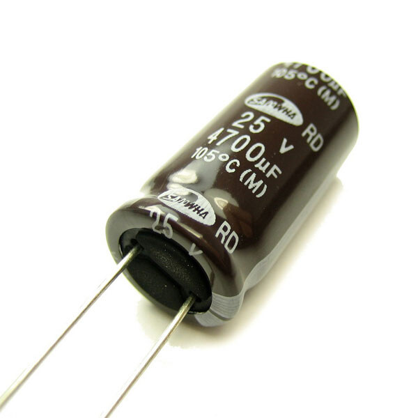 Конденсатор электролитический ECAP-RD-4700mkf - 25v (105°C) (RD) - № 1 Конденсатор электролитический ECAP-RD-4700mkf - 25v (105°C) (RD) - № 1