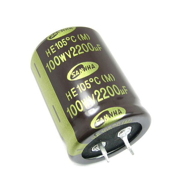 Конденсатор электролитический ECAP-HE-2200mkf - 100v* (105°C) (HE) 30x40 - № 1 Конденсатор электролитический ECAP-HE-2200mkf - 100v* (105°C) (HE) 30x40 - № 1