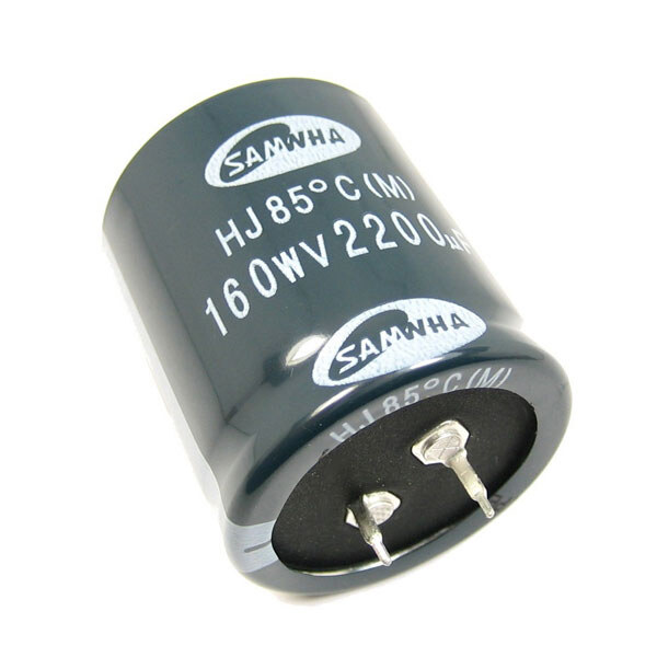 Конденсатор электролитический ECAP-HJ-2200mkf - 160v (mini) (HJ) - № 1 Конденсатор электролитический ECAP-HJ-2200mkf - 160v (mini) (HJ) - № 1