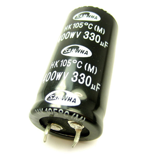 Конденсатор електролітичний ECAP-HK-330mkf - 400v** (105°C) (HK) - № 1 Конденсатор електролітичний ECAP-HK-330mkf - 400v** (105°C) (HK) - № 1