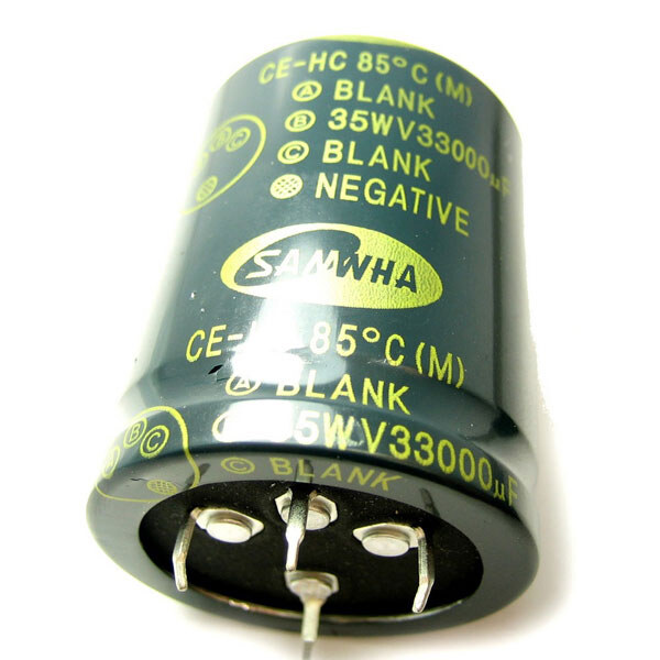 Конденсатор электролитический ECAP-HC-33000mkf - 35v* (HC) - № 1 Конденсатор электролитический ECAP-HC-33000mkf - 35v* (HC) - № 1