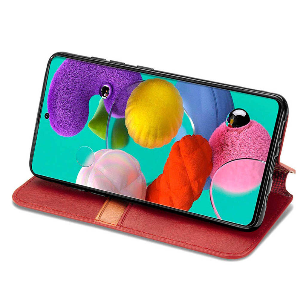 Чохол (книжка) Xiaomi Poco C85 / Redmi 15C, GETMAN Cubic, Червоний - № 3 Чохол (книжка) Xiaomi Poco C85 / Redmi 15C, GETMAN Cubic, Червоний - № 3