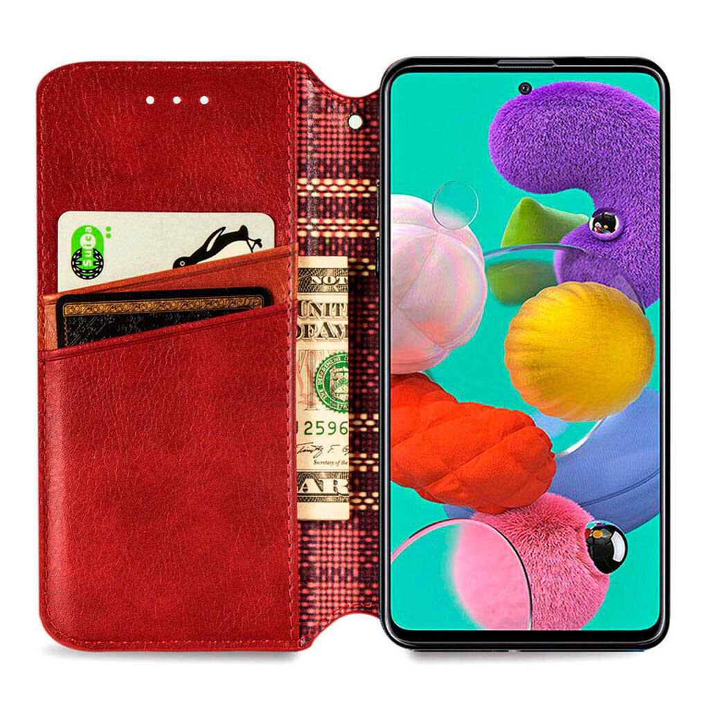 Чохол (книжка) Xiaomi Poco C85 / Redmi 15C, GETMAN Cubic, Червоний - № 4 Чохол (книжка) Xiaomi Poco C85 / Redmi 15C, GETMAN Cubic, Червоний - № 4