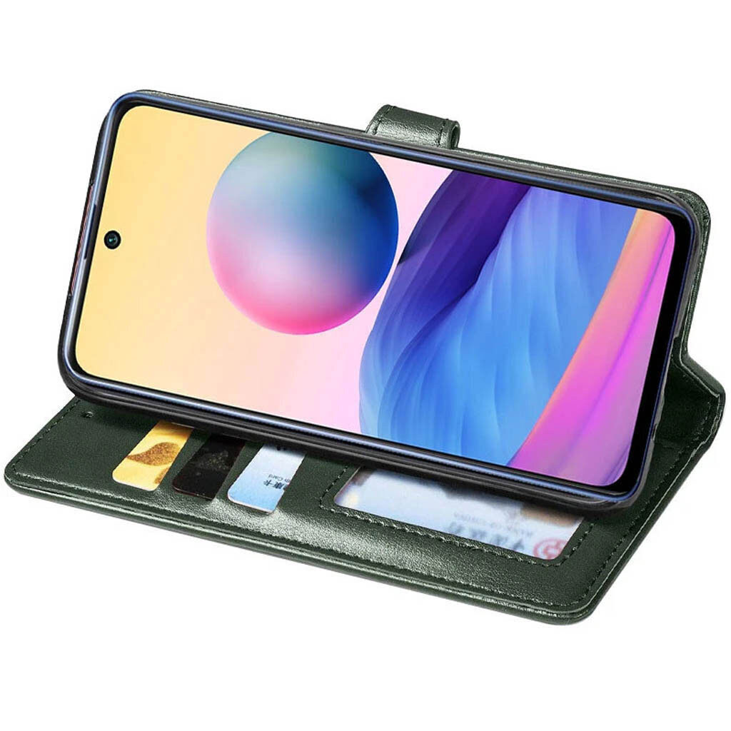 Чохол (книжка) Xiaomi Poco C85 / Redmi 15C, GETMAN Gallant, Зелений - № 4 Чохол (книжка) Xiaomi Poco C85 / Redmi 15C, GETMAN Gallant, Зелений - № 4