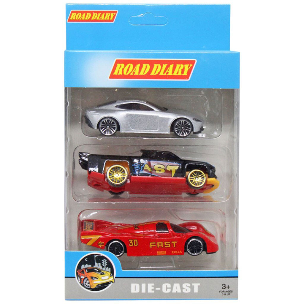 Набор металлических машинок "Road diary", вид 4, Mic - № 1 Набор металлических машинок "Road diary", вид 4, Mic - № 1