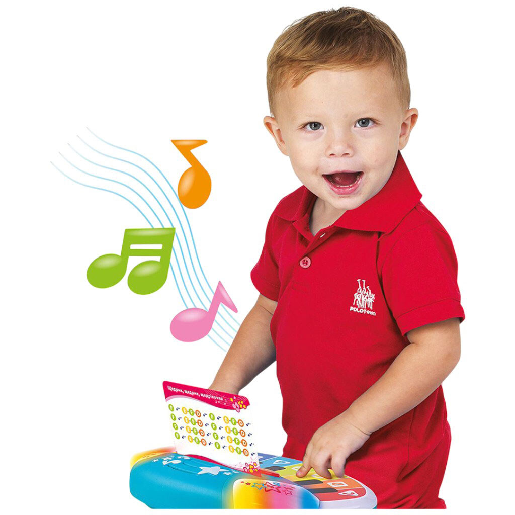 Піаніно "Кольорові нотки", світло, Kiddi Smart - № 4 Піаніно "Кольорові нотки", світло, Kiddi Smart - № 4