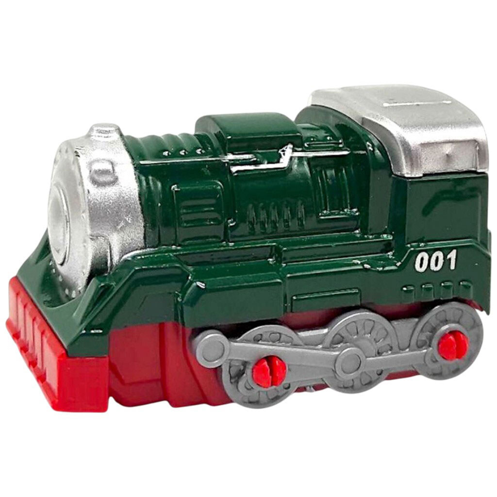 Поезд металлический инерционный, рис., темно-зеленый, Mic - № 1 Поезд металлический инерционный, рис., темно-зеленый, Mic - № 1