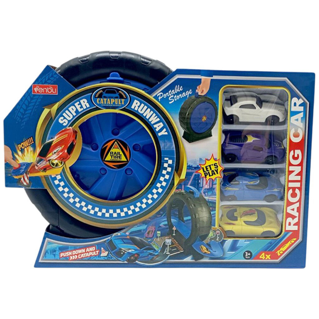 Трек із запуском коробці, 28,5x7x20 см, Yg Toys - № 1 Трек із запуском коробці, 28,5x7x20 см, Yg Toys - № 1