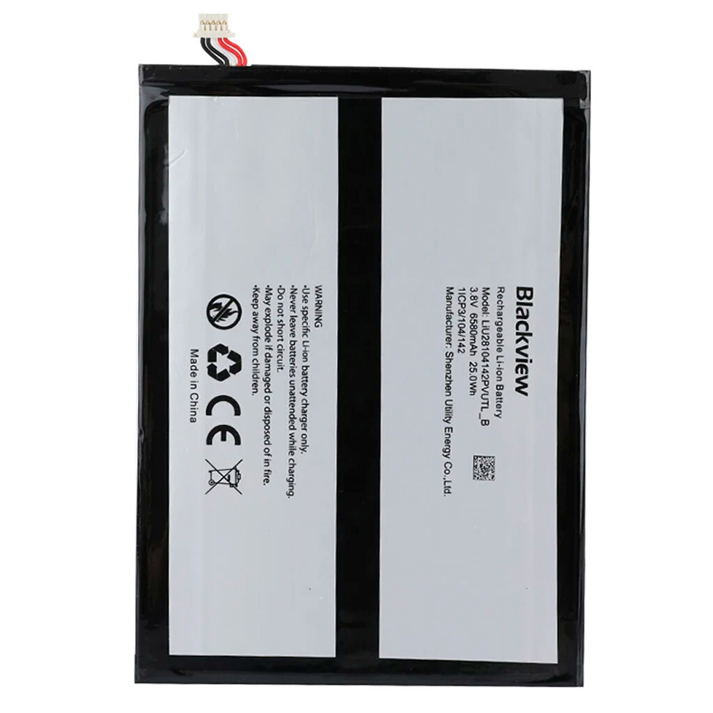 Акумулятор Blackview Oscal Pad 10 / Tab 7 Pro, LiU28104142PVUTL, Original - № 1 Акумулятор Blackview Oscal Pad 10 / Tab 7 Pro, LiU28104142PVUTL, Original - № 1