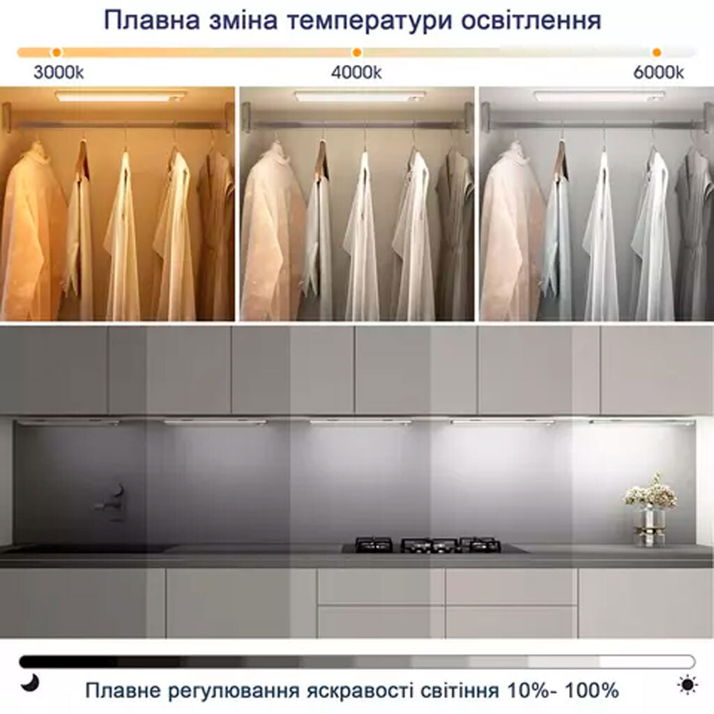 Нічник KH-UC-018S, Срібний - № 3 Нічник KH-UC-018S, Срібний - № 3