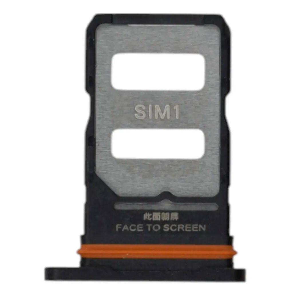 Держатель SIM-карты Xiaomi Redmi Note 14 Pro 5G, Черный - № 1 Держатель SIM-карты Xiaomi Redmi Note 14 Pro 5G, Черный - № 1