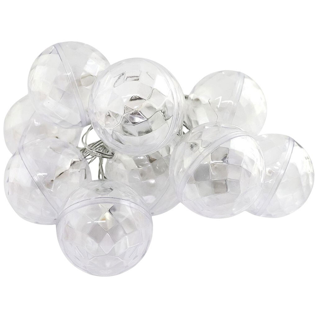 Гірлянда декоративна на батарейках "Кулі", 10 ламп, Mirko - № 1 Гірлянда декоративна на батарейках "Кулі", 10 ламп, Mirko - № 1