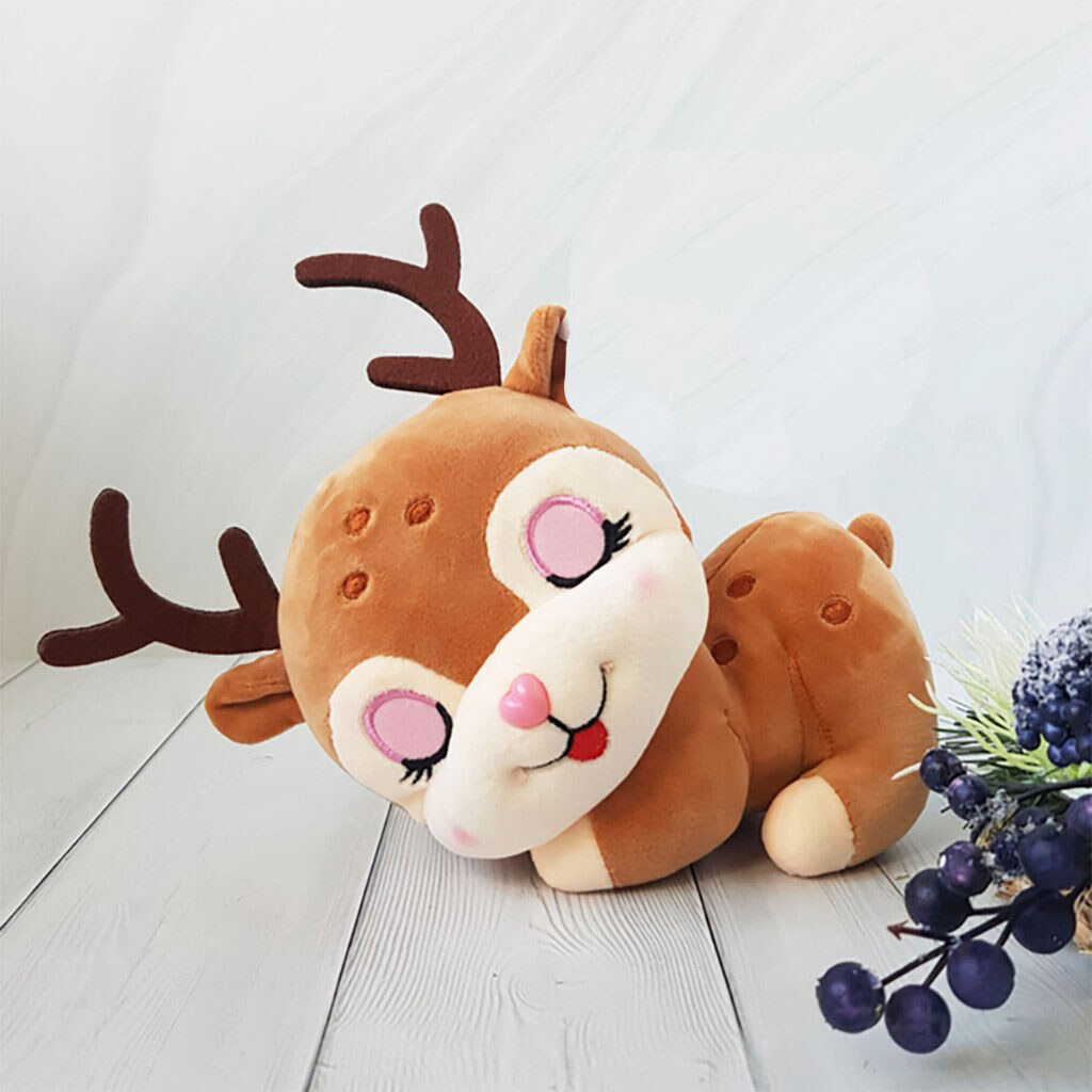 Игрушка мягкая "Оленок спящий", большой, 36 см - № 3 Игрушка мягкая "Оленок спящий", большой, 36 см - № 3