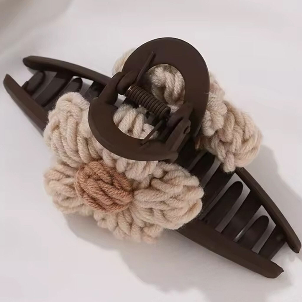 Краб для волос с декором в ассортименте - № 4 Краб для волос с декором в ассортименте - № 4