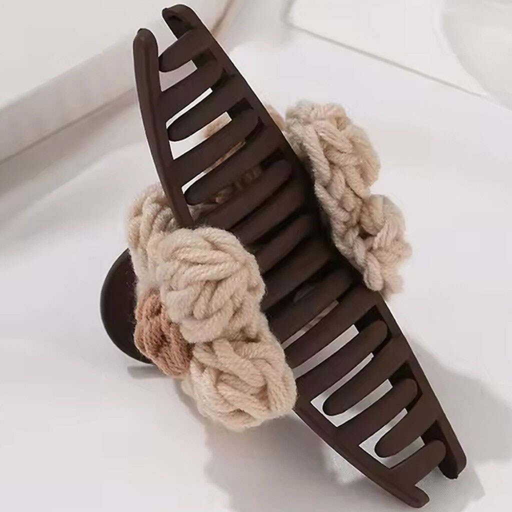 Краб для волос с декором в ассортименте - № 5 Краб для волос с декором в ассортименте - № 5