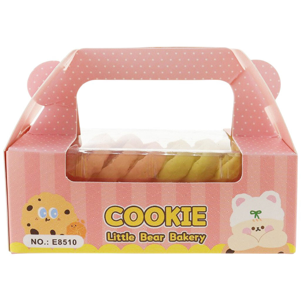 Набор резинок канцелярских "Печенье" - № 1 Набор резинок канцелярских "Печенье" - № 1