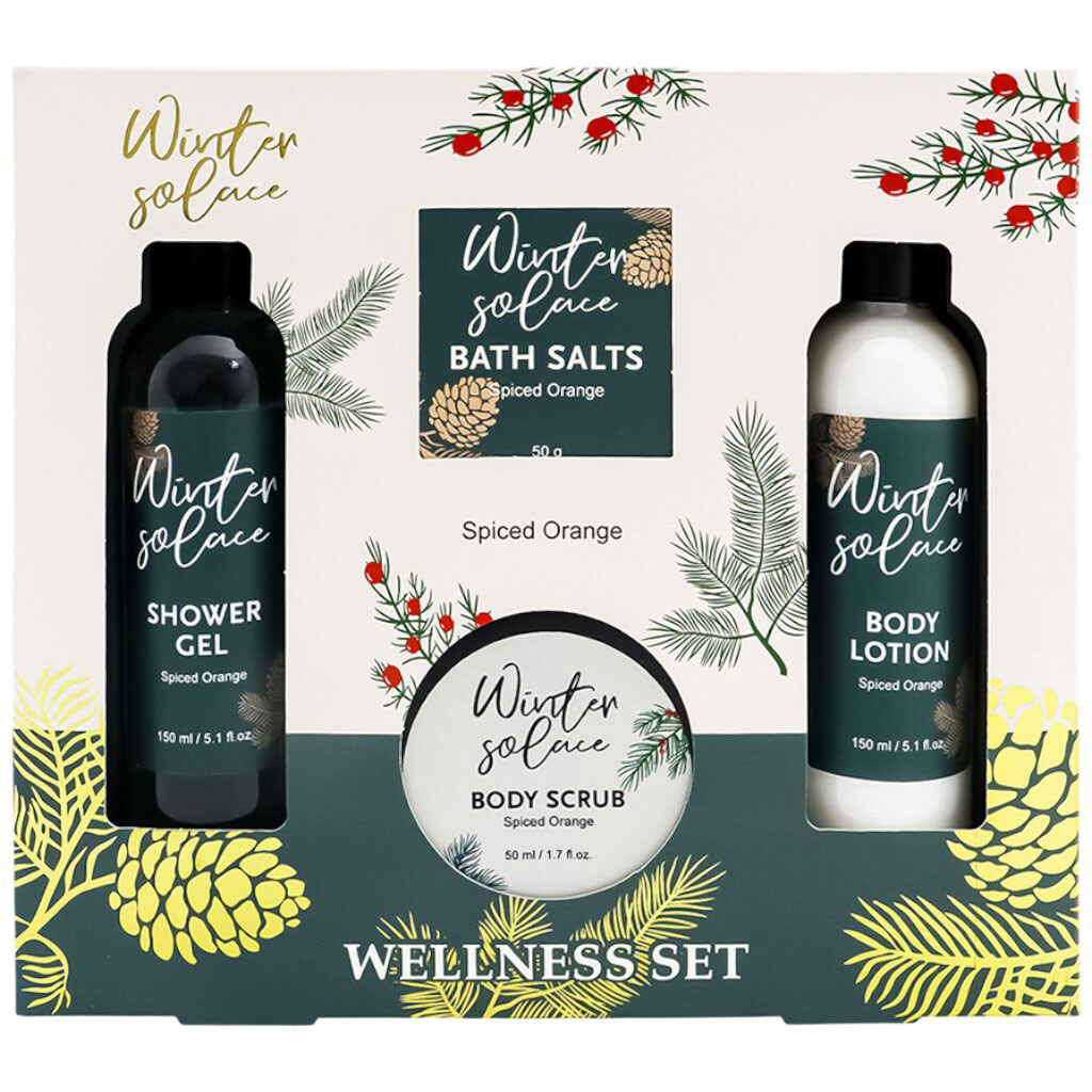 Набір для догляду за тілом косметичний подарунковий, 4 предмети - № 1 Набір для догляду за тілом косметичний подарунковий, 4 предмети - № 1